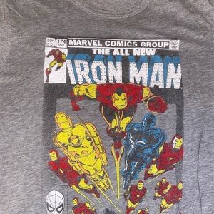 IRON MAN COMIC T-SHIRT - FROM A DOG FRIENDLY HOME